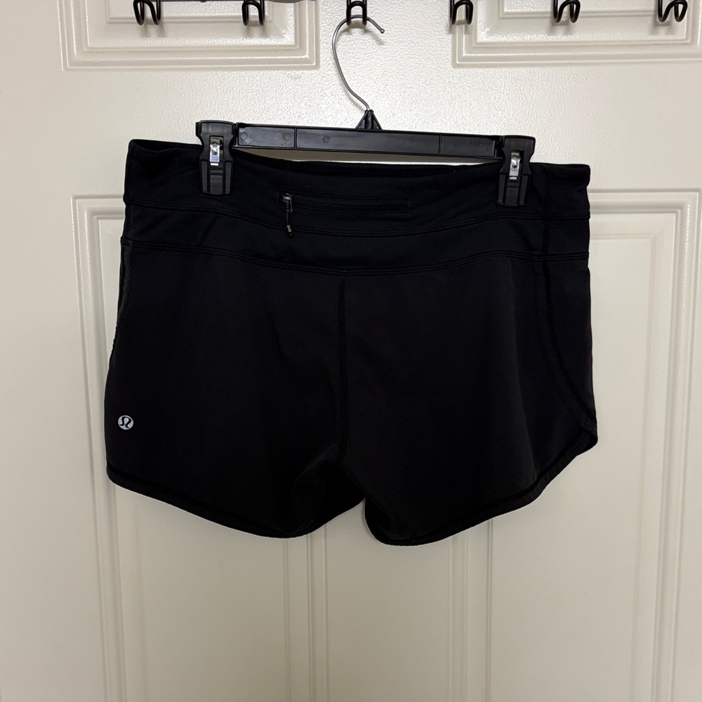 Lululemon Athletica Jet Black Athletic Shorts